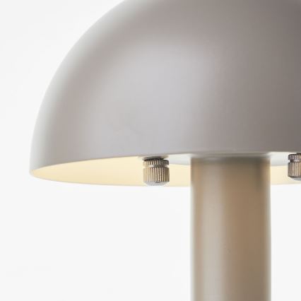Brilliant - Stolní lampa PETITE 1xE14/28W/230V šedá