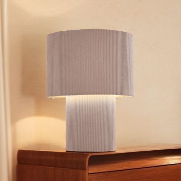 Brilliant - Stolní lampa TONY 1xE27/20W/230V béžová