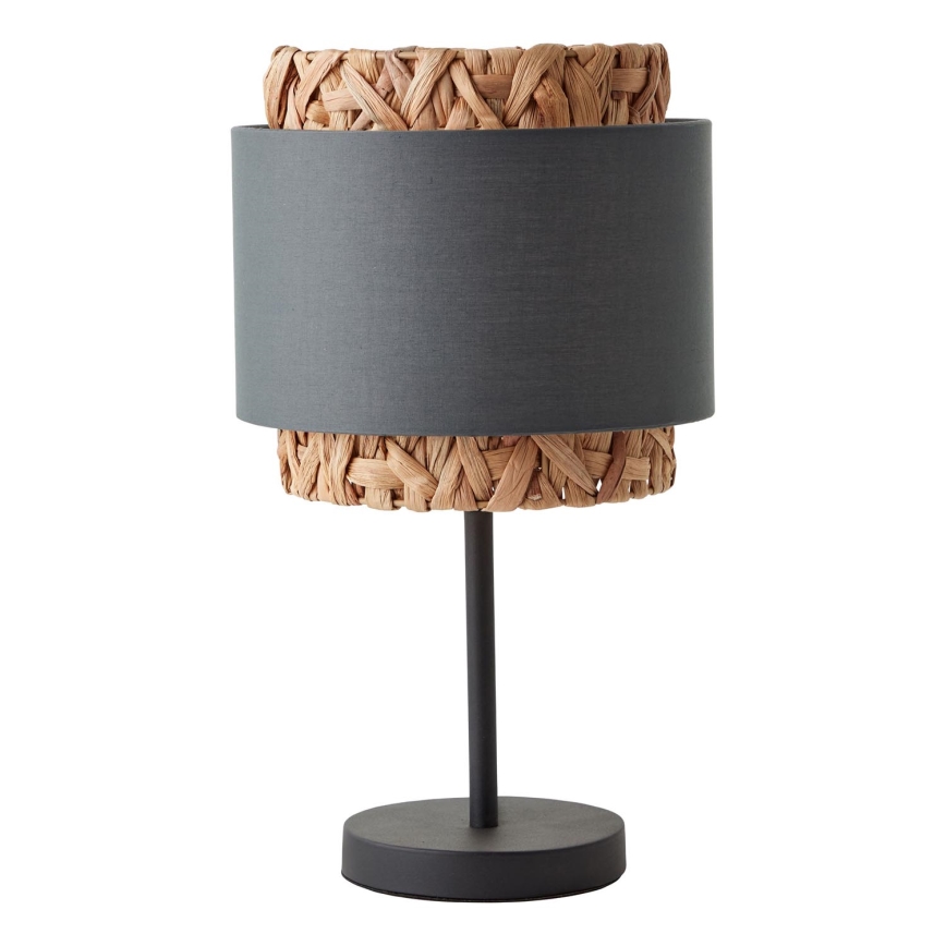 Brilliant - Stolní lampa WATERLILLY 1xE27/60W/230V šedá