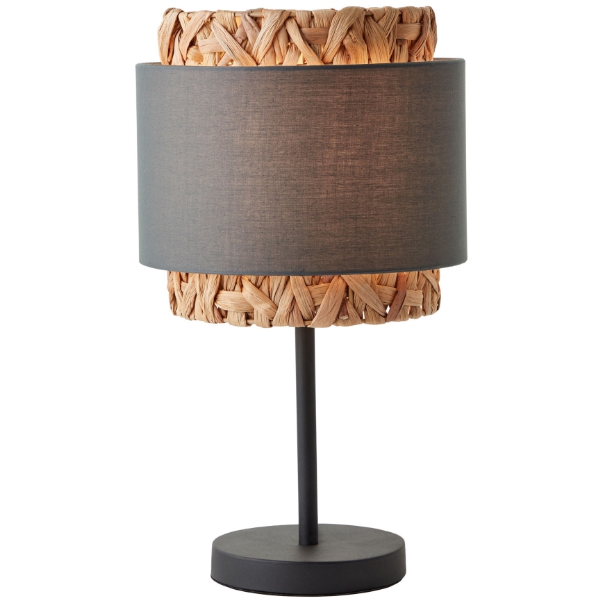 Brilliant - Stolní lampa WATERLILLY 1xE27/60W/230V šedá