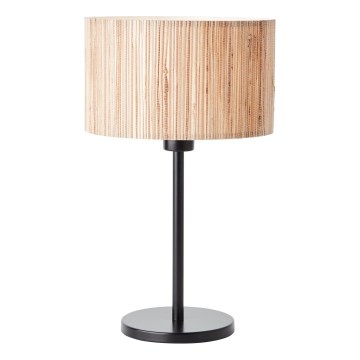 Brilliant - Stolní lampa WIMEA 1xE27/52W/230V černá/béžová