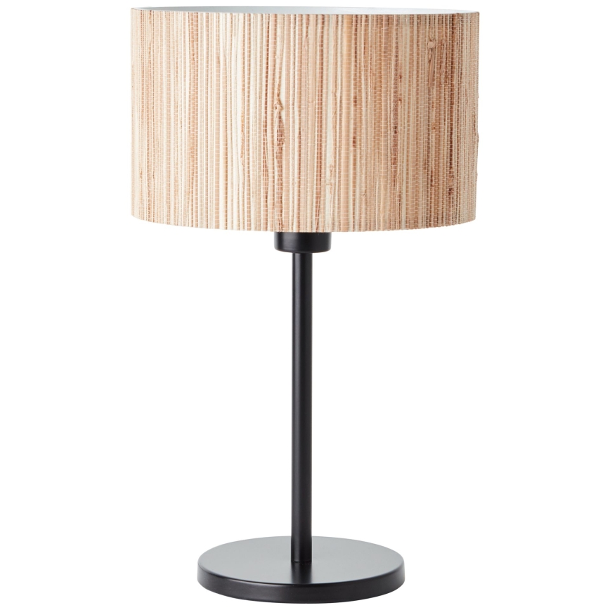 Brilliant - Stolní lampa WIMEA 1xE27/52W/230V černá/béžová