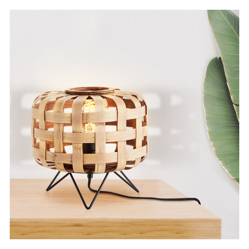 Brilliant - Stolní lampa WOODLINE 1xE27/40W/230V bambus