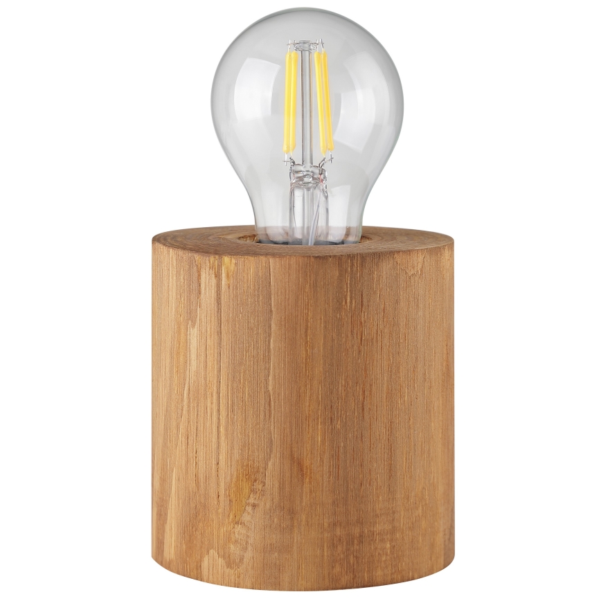 Brilliant - Stolní lampa WOODRA 1xE27/20W/230V borovice