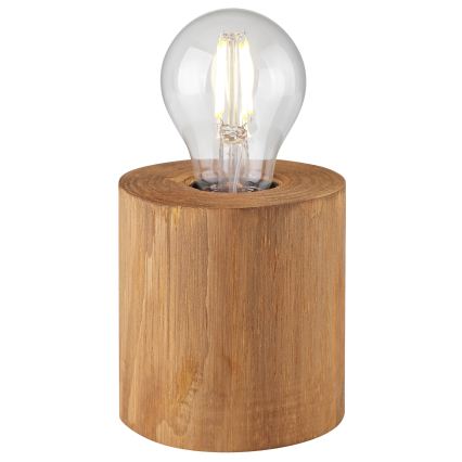 Brilliant - Stolní lampa WOODRA 1xE27/20W/230V borovice