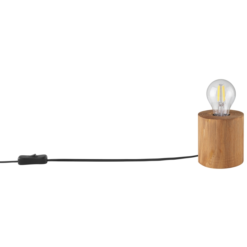 Brilliant - Stolní lampa WOODRA 1xE27/20W/230V borovice