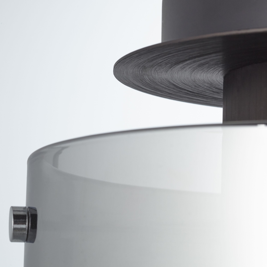 Brilliant - Stropní svítidlo BETH 1xE27/60W/230V pr. 20 cm černá/kouřová