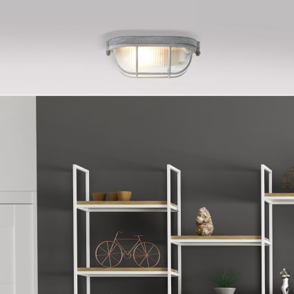 Brilliant - Stropní svítidlo BOBBI 1xE27/40W/230V šedá