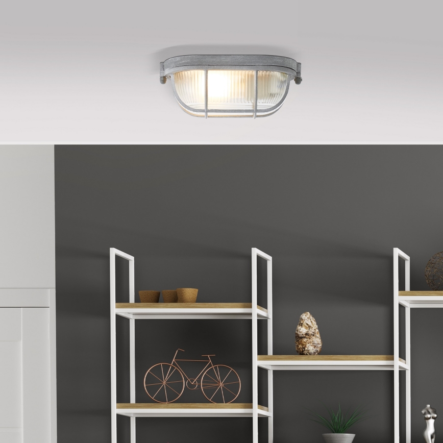 Brilliant - Stropní svítidlo BOBBI 1xE27/40W/230V šedá