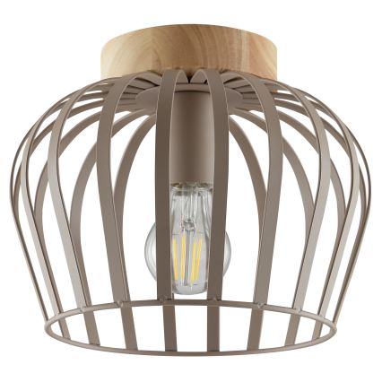Brilliant - Stropní svítidlo NORDIC CAGE 1xE27/20W/230V pr. 25 cm béžová