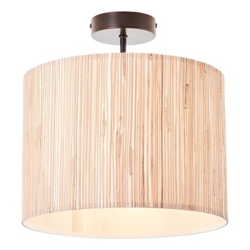 Brilliant - Stropní svítidlo WIMEA 1xE27/52W/230V pr. 30 cm černá/béžová