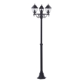 Brilliant - Venkovní lampa NISSIE 3xE27/60W/230V 187,5 cm IP44 černá