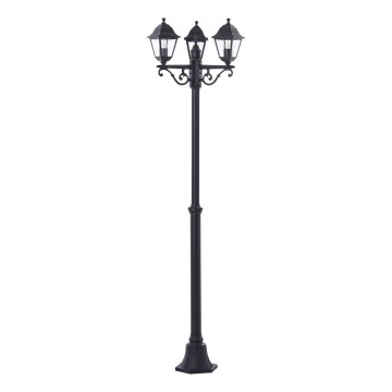 Brilliant - Venkovní lampa NISSIE 3xE27/60W/230V 187,5 cm IP44 černá