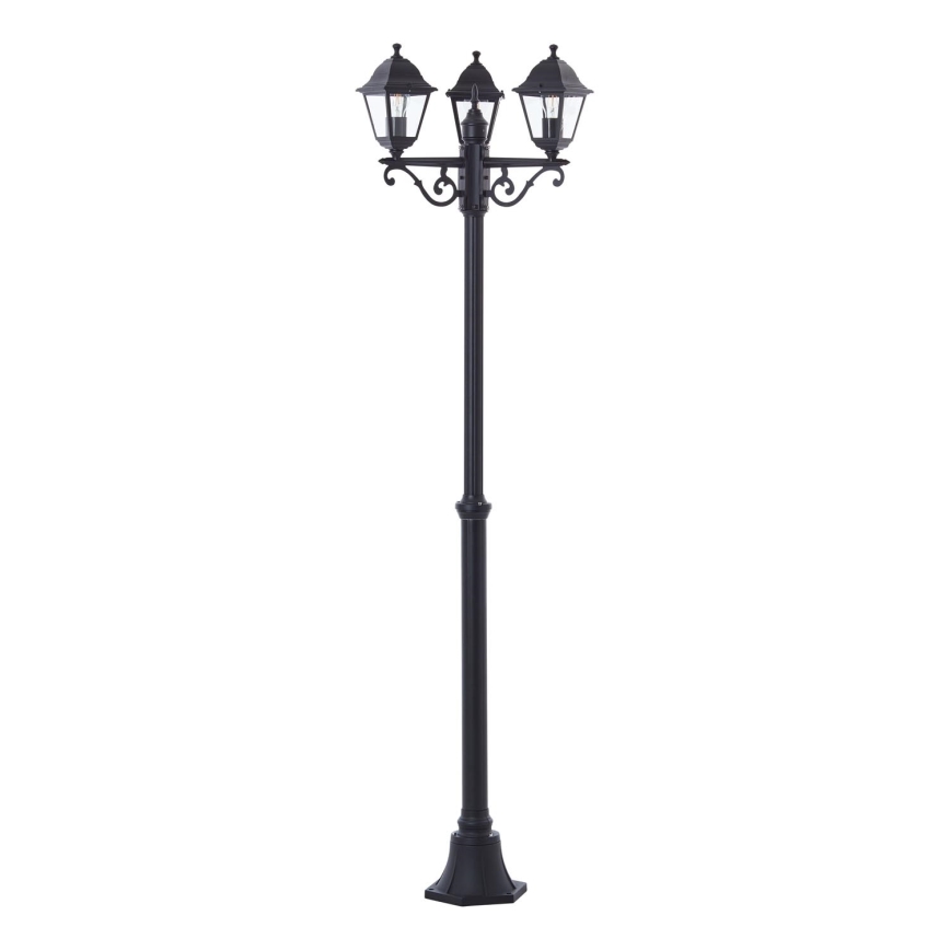 Brilliant - Venkovní lampa NISSIE 3xE27/60W/230V 187,5 cm IP44 černá