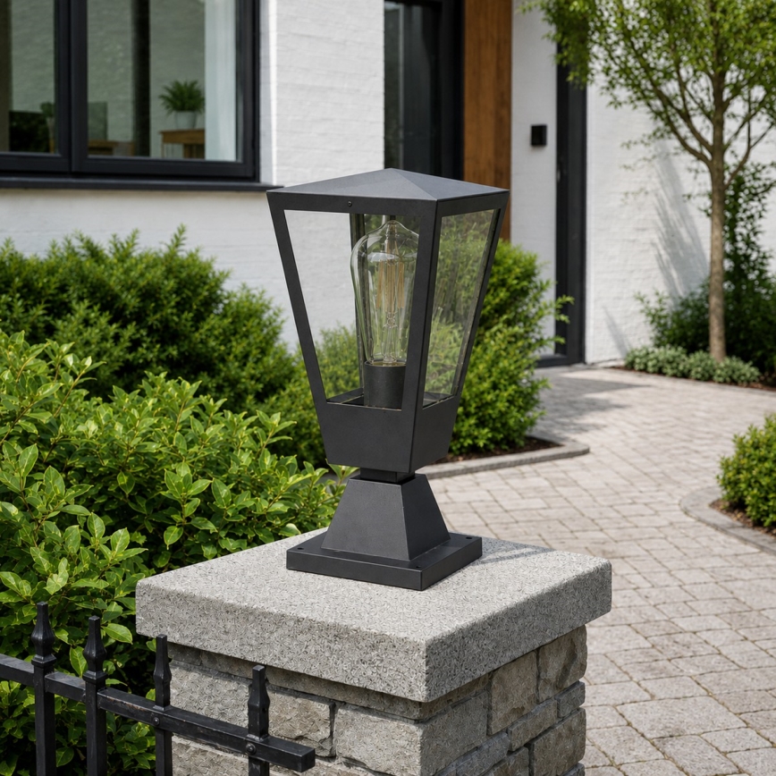 Brilliant - Venkovní lampa WESTDLIFF 1xE27/20W/230V 30,7 cm IP44 antracit
