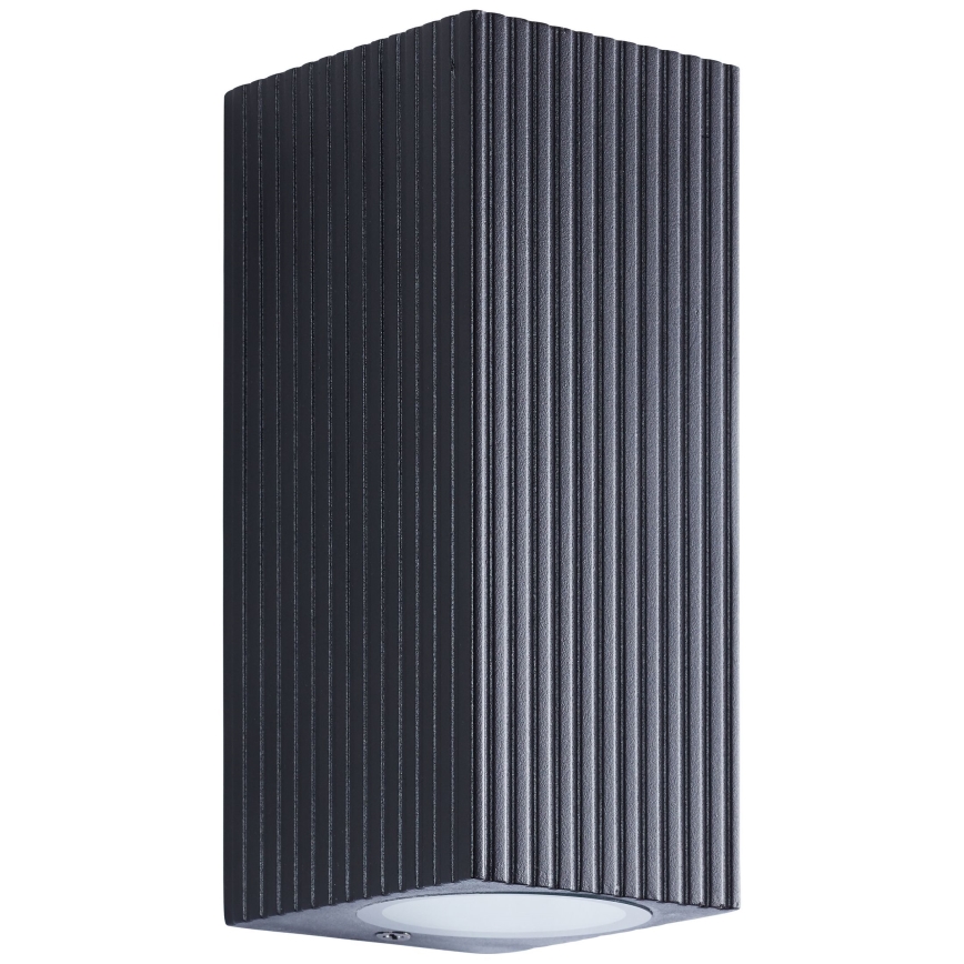 Brilliant - Venkovní nástěnné svítidlo JELANI 2xGU10/10W/230V IP44 černá