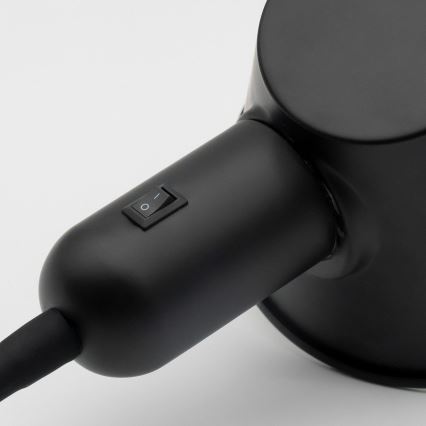 Brilo - Flexibilní stojací lampa 1xE27/10W/230V černá