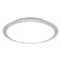 Brilo - LED Koupelnové stropní svítidlo CTS LED/21W/230V 3000/4000K IP44 pr. 37 cm matný chrom