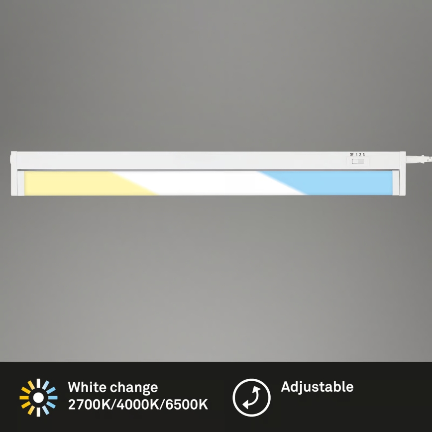Brilo - LED Podlinkové svítidlo LED/6W/230V 2700/4000/6500K 54,5 cm bílá