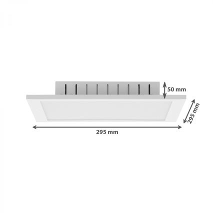 Brilo - LED RGB Stmívatelné stropní svítidlo COLOUR LED/15W/230V 3000-6500K + dálkové ovládání