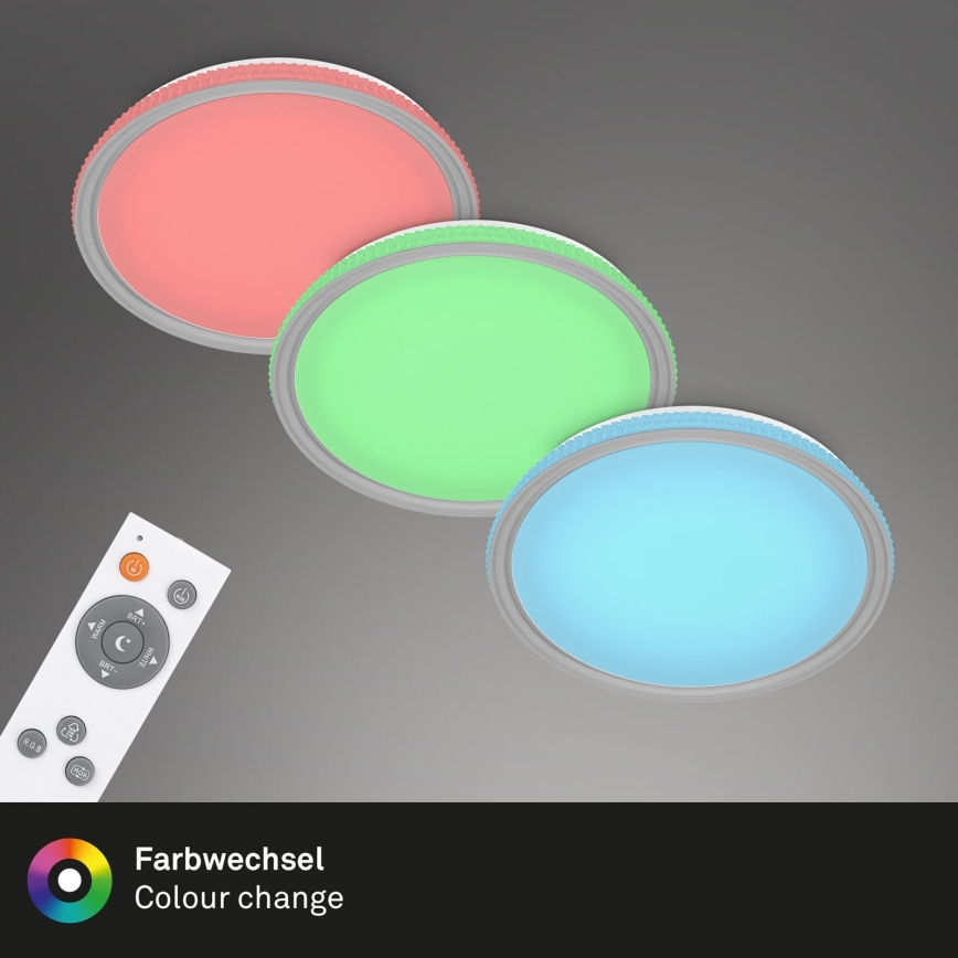 Brilo - LED RGB Stmívatelné stropní svítidlo LED/40W/230V 3000-6500K + dálkové ovládání