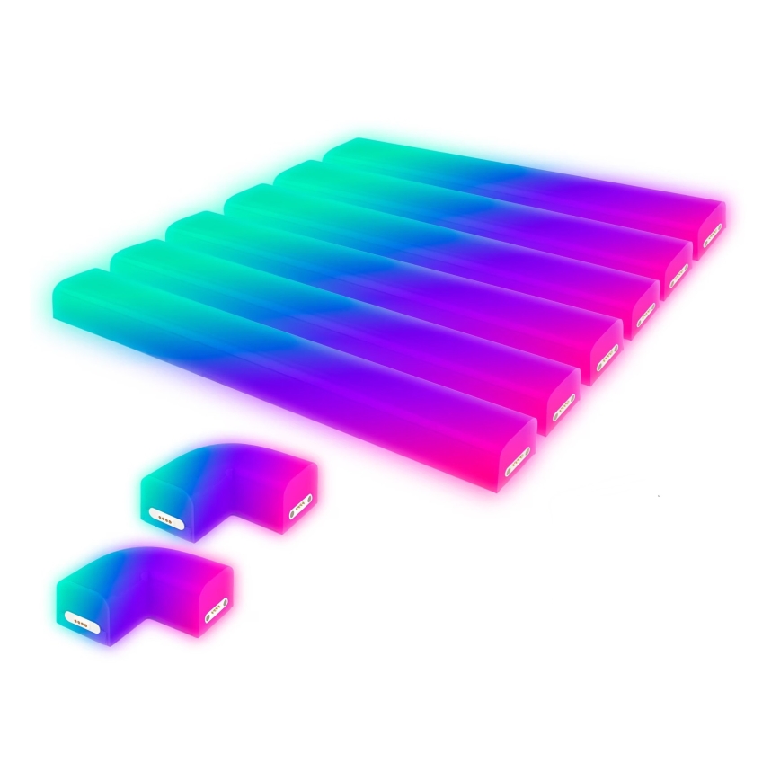 Brilo - LED RGBIC Stmívatelná světelná lišta Smart LED/24W/230V Wi-Fi Tuya