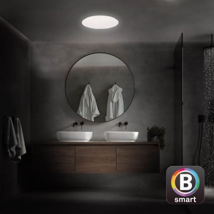 Brilo - LED RGBW Stmívatelné koupelnové svítidlo LED/19W/230V 3000-6500K IP44 Wi-Fi Tuya + dálkové ovládání