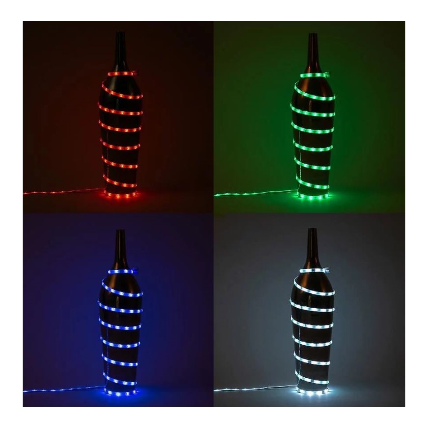 Brilo - LED RGBW Stmívatelný pásek 6,5m LED/22W/230V + dálkové ovládání