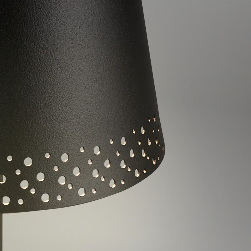 Brilo - LED Stmívatelná nabíjecí dotyková venkovní stolní lampa KIKI LED/2,6W/5V IP44 2600 mAh černá