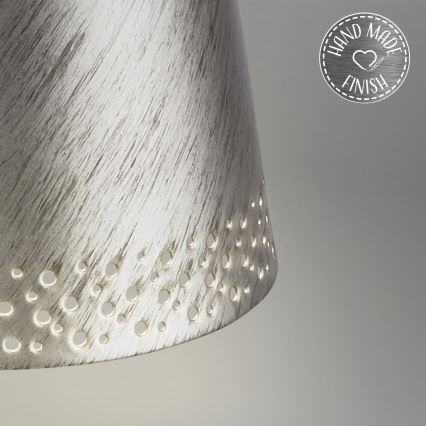 Brilo - LED Stmívatelná nabíjecí dotyková venkovní stolní lampa KIKI LED/2,6W/5V IP44 2600 mAh stříbrná