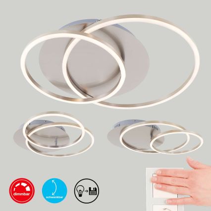 Brilo - LED Stmívatelné stropní svítidlo FRAMES LED/14W/230V + LED/22W 3000K