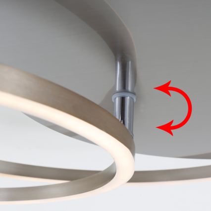 Brilo - LED Stmívatelné stropní svítidlo FRAMES LED/14W/230V + LED/22W 3000K