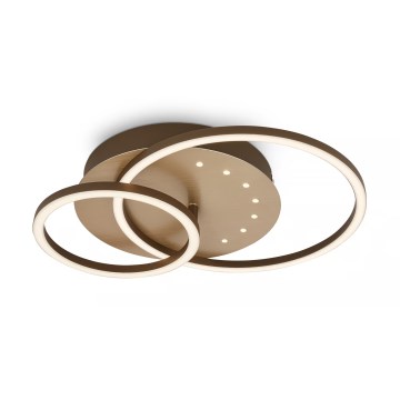 Brilo - LED Stmívatelné stropní svítidlo LED/26W/230V 3000K hnědá