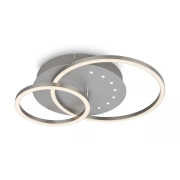 Brilo - LED Stmívatelné stropní svítidlo LED/26W/230V 3000K matný chrom