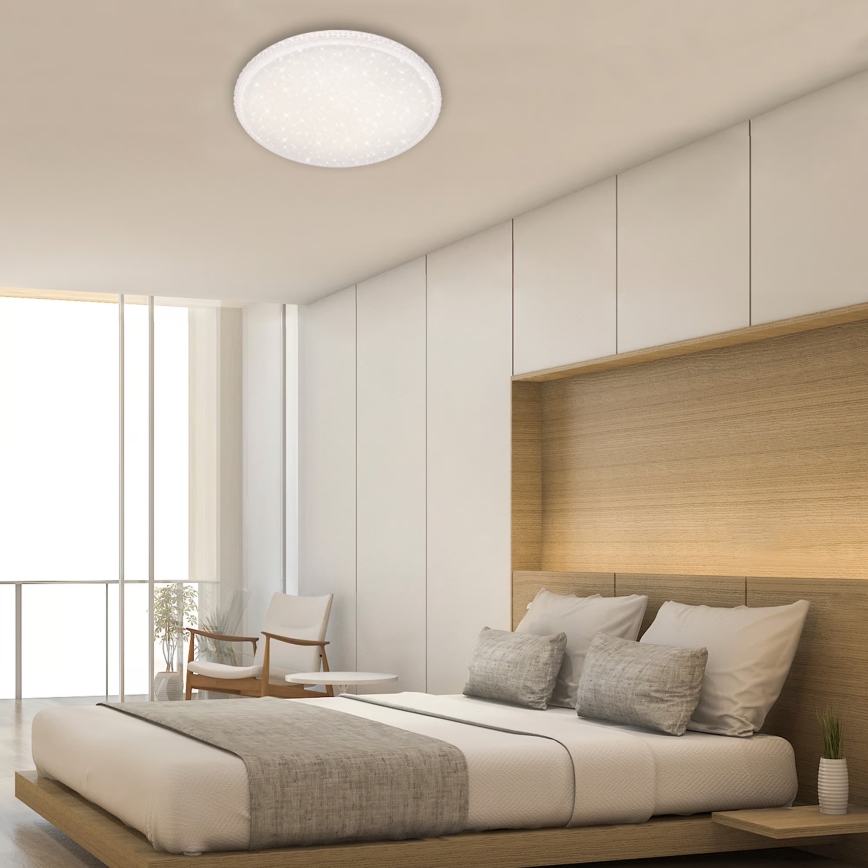 Brilo - LED Stmívatelné stropní svítidlo LED/48W/230V 3000/4000/6500K pr. 60 cm + dálkové ovládání