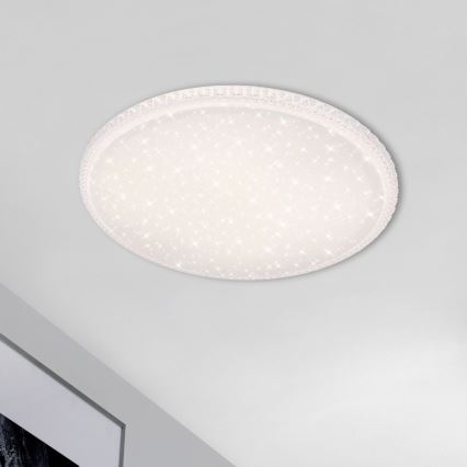 Brilo - LED Stmívatelné stropní svítidlo LED/48W/230V 3000/4000/6500K pr. 60 cm + dálkové ovládání