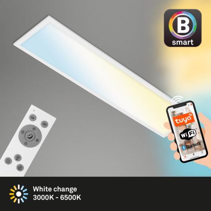 Brilo - LED Stmívatelné stropní svítidlo PIATTO LED/28W/230V 3000-6500K Wi-Fi Tuya + dálkové ovládání