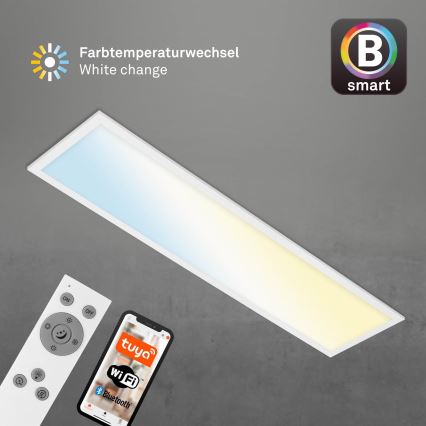 Brilo - LED Stmívatelné stropní svítidlo PIATTO LED/28W/230V 3000-6500K Wi-Fi Tuya + dálkové ovládání