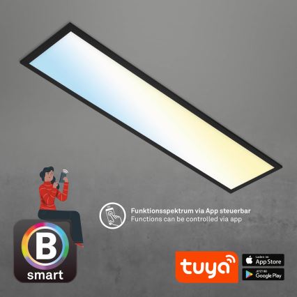 Brilo - LED Stmívatelné stropní svítidlo PIATTO LED/28W/230V 3000-6500K Wi-Fi Tuya + dálkové ovládání