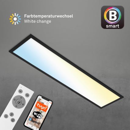 Brilo - LED Stmívatelné stropní svítidlo PIATTO LED/28W/230V 3000-6500K Wi-Fi Tuya + dálkové ovládání