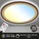 Brilo - LED Stmívatelné stropní svítidlo SLIM LED/22W/230V 2700-6500K + dálkové ovládání