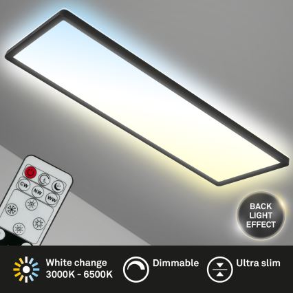 Brilo - LED Stmívatelné stropní svítidlo SLIM LED/23W/230V 2700-6500K + dálkové ovládání