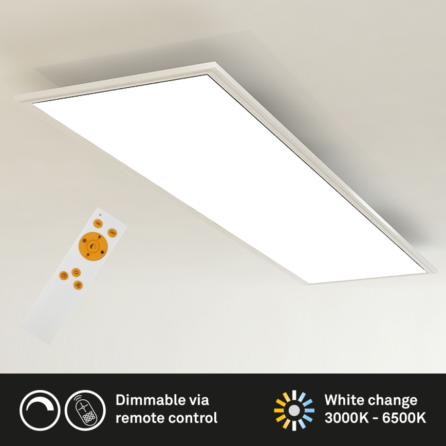 Brilo - LED Stmívatelné stropní svítidlo SLIM LED/24W/230V 3000-6500K 100x25 cm + dálkové ovládání