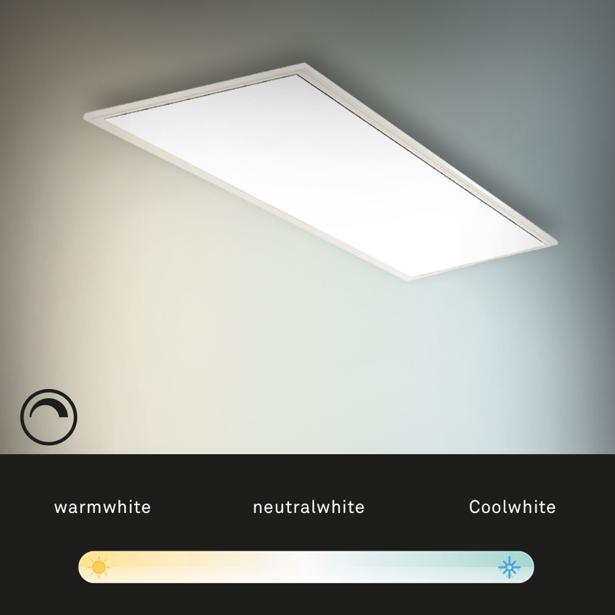 Brilo - LED Stmívatelné stropní svítidlo SLIM LED/24W/230V 3000-6500K 100x25 cm + dálkové ovládání