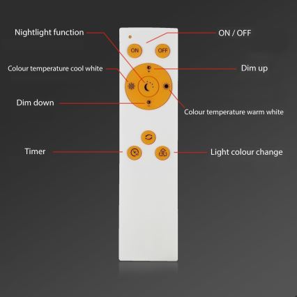 Brilo - LED Stmívatelné stropní svítidlo SLIM LED/24W/230V 3000-6500K 100x25 cm + dálkové ovládání