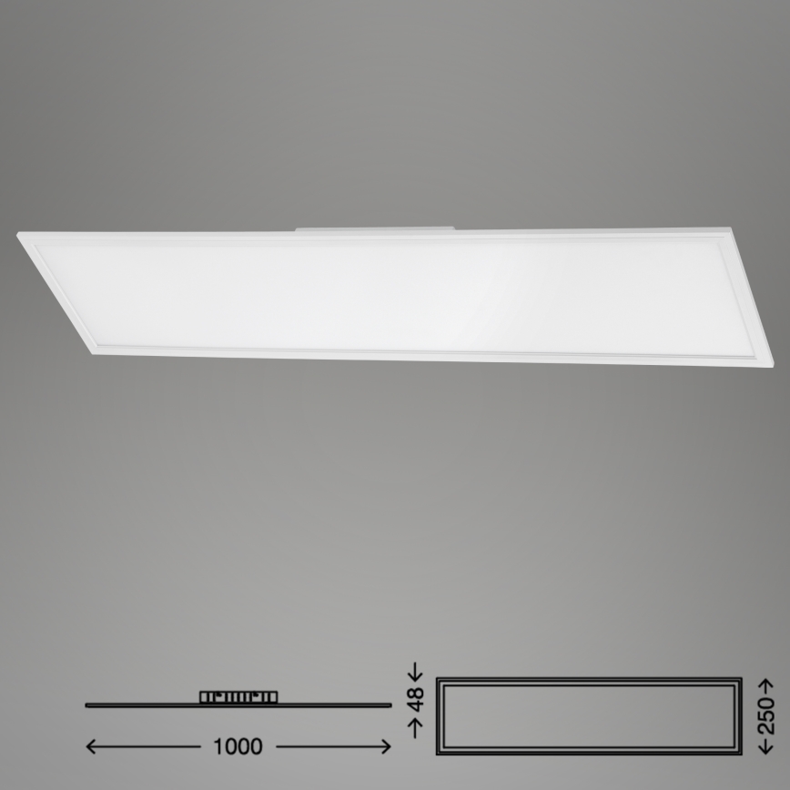 Brilo - LED Stmívatelné stropní svítidlo SLIM LED/24W/230V 3000-6500K 100x25 cm + dálkové ovládání