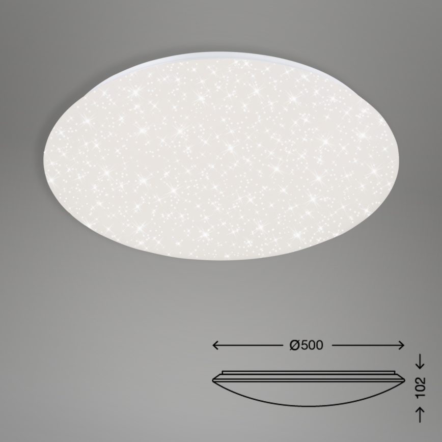 Brilo - LED Stmívatelné stropní svítidlo STARRY SKY LED/40W/230V 3000-6000K + dálkové ovládání