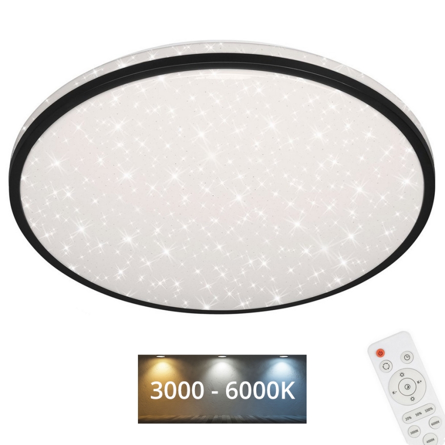 Brilo - LED Stmívatelné stropní svítidlo STARRY SKY LED/48W/230V 3000-6000K + dálkové ovládání