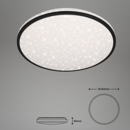 Brilo - LED Stmívatelné stropní svítidlo STARRY SKY LED/48W/230V 3000-6000K + dálkové ovládání