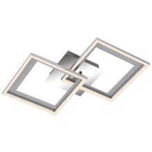 Brilo - LED Stmívatelný přisazený lustr FRAME 2xLED/11W/230V